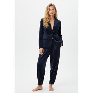 NWT Polo Ralph Lauren Cotton Velvet Blazer in Bartley Blue Navy Jacket 14 $598